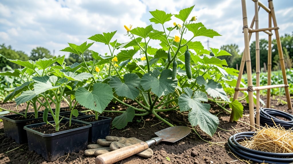 When to Plant Cucumbers in Central Florida: Soil Warmth Triggers for Fast Germination