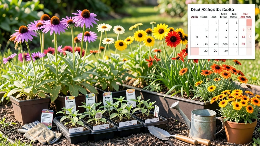 When to Plant Flowers in Delaware: Microclimate Guide by County for Bold Blooms