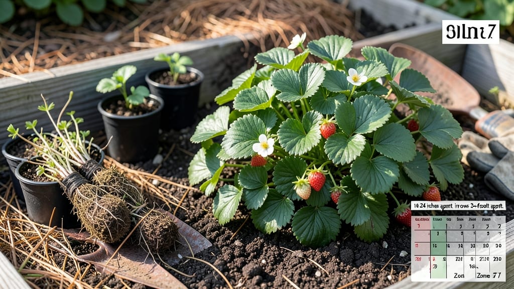 When Do You Plant Strawberries in Zone 7: Exact Weeks Before Last Frost for Strong Starts