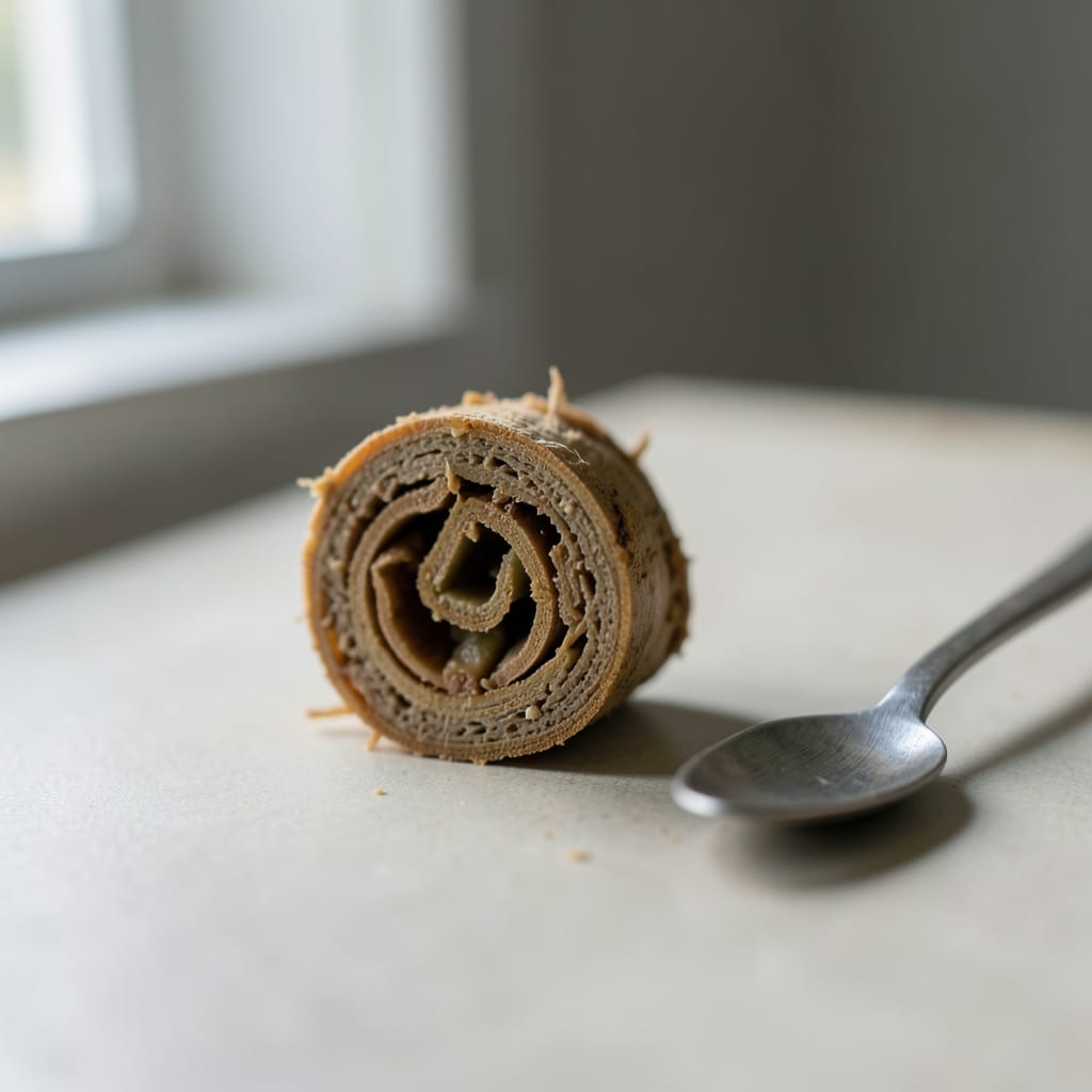 Sliced open to check the middle